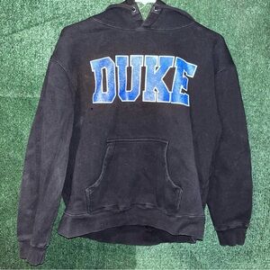 Duke Blue Devils Basketball Vintage Y2K Black Hoodie M NCAA College Basketball